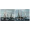 Stupell Industries Sailboat Seascape Impressions 2pc Canvas Wall Art Set Design by Ethan Harper